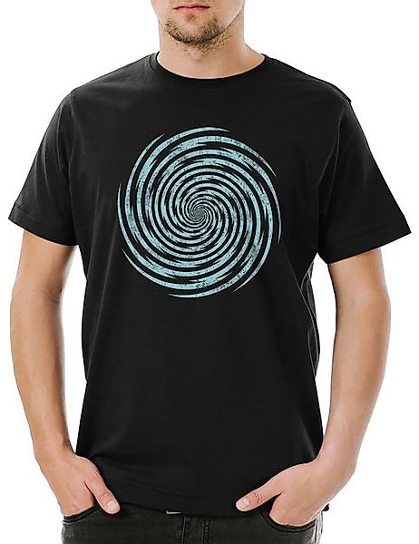 Urban Backwoods Print-Shirt Spiral Lightning Herren T-Shirt Spirale Hypnose günstig online kaufen