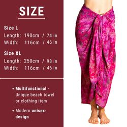 PANASIAM Pareo Sarong Wachsbatik auch in günstig online kaufen