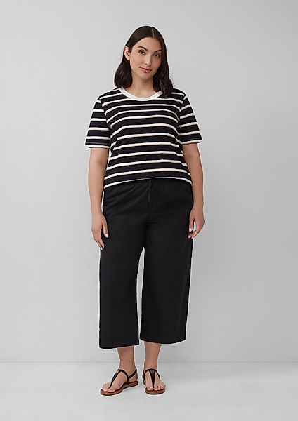s.Oliver Stoffhose Leichte Culotte aus Baumwollmix günstig online kaufen