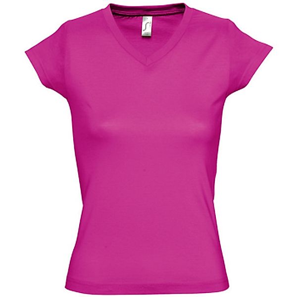 Sols  T-Shirt MOON COLORS GIRL-camiseta mujer cuello pico -  100% algodón günstig online kaufen