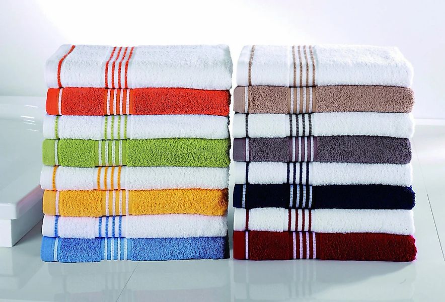 Gözze Handtücher "Rio" im Set, mit frischer Streifenbordüre günstig online kaufen