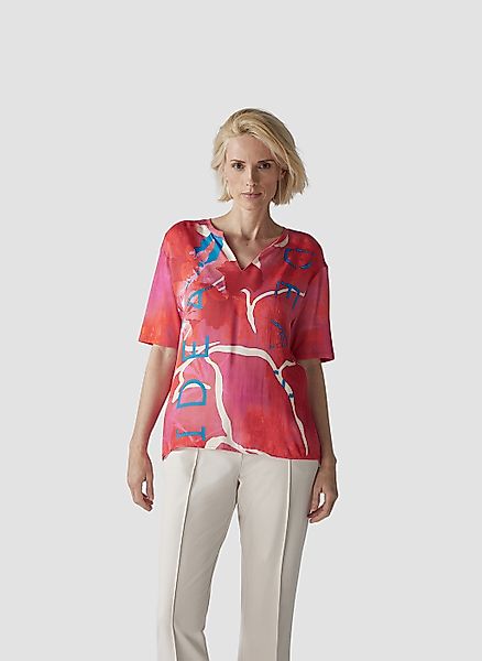 LeComte Print-Shirt "LeComte Farbenfrohes T-Shirt mit grafischem Muster" günstig online kaufen