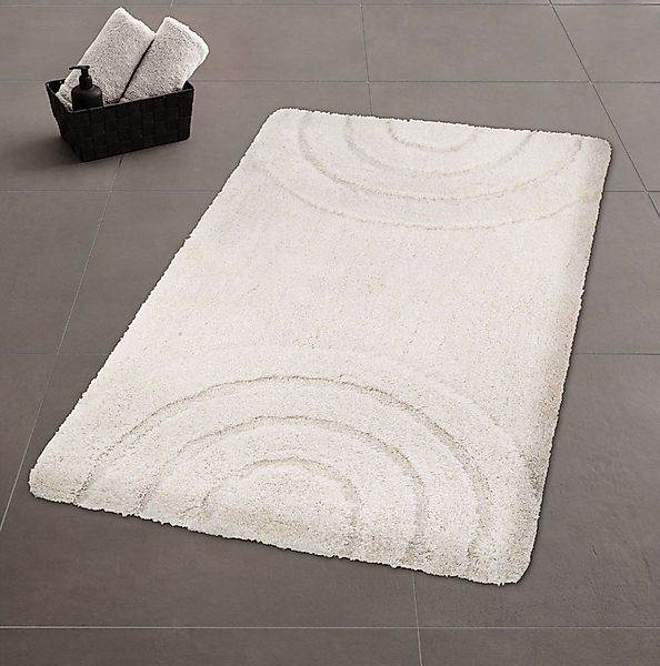 Kleine Wolke Badematte Badteppich Bow, Höhe 1 mm, fußbodenheizungsgeeignet, günstig online kaufen