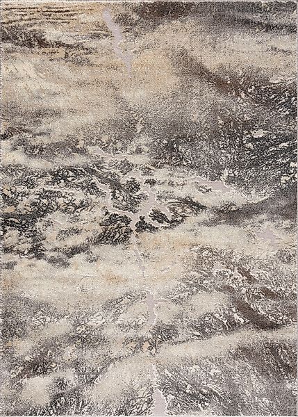 my home Teppich "Marmor" rechteckig 12 mm Höhe Teppich in moderner Marmor O günstig online kaufen