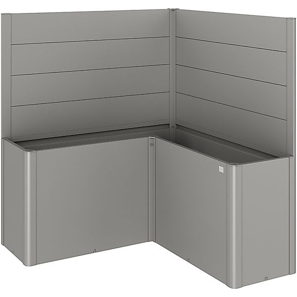 Biohort Sichtschutz Belvedere L-Form 2 Stk. o. Acrylglas Gr. L150 Quarzgr.- günstig online kaufen
