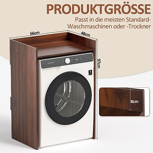 Clanmacy Waschmaschinenumbauschrank Waschmaschinenschrank für Waschmaschine günstig online kaufen