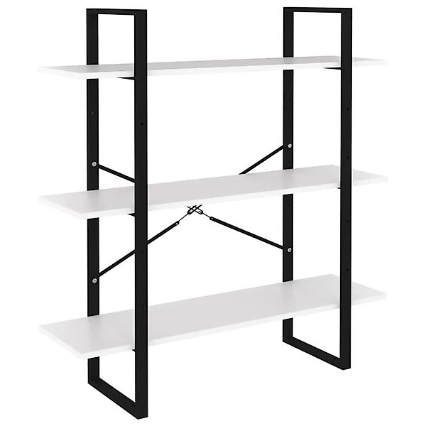 vidaXL Bücherregal Weiß 100x30x105 cm Holzwerkstoff 806547 günstig online kaufen