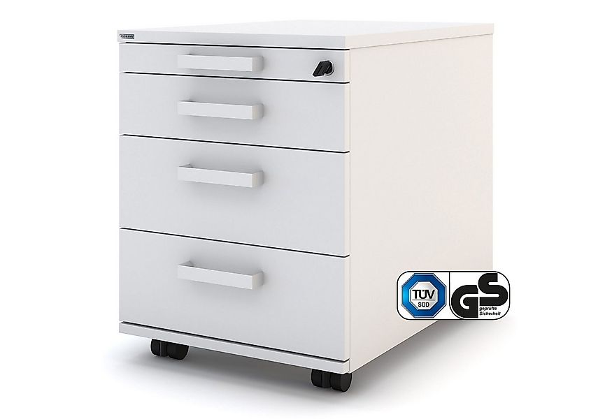 ASSMANN Büromöbel Rollcontainer Pontis, (Abschließbar 41x58x53cm, fertig mo günstig online kaufen