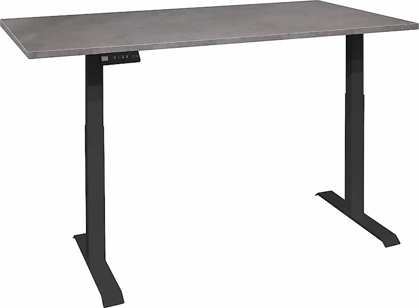 Mäusbacher Schreibtisch "Big System Office" Breite 140 cm, elektrisch höhen günstig online kaufen
