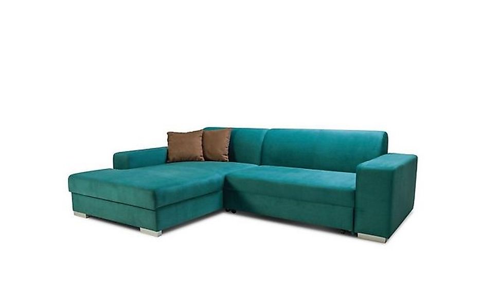 JVmoebel Ecksofa Türkis Ecksofa Modernes Design Luxus Couch Schlafsofa Stil günstig online kaufen