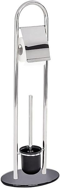 WENKO WC-Garnitur Atlanta Klobürste Toilettenbürste Edelstahl Klobürstenhal günstig online kaufen