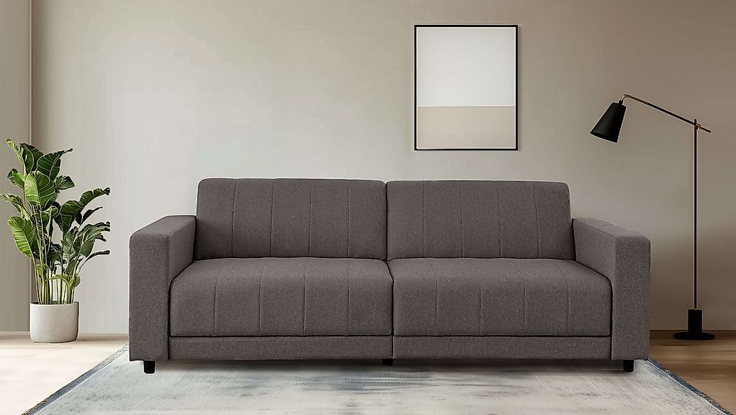 Dorel Home 3-Sitzer »Allie II Schlafsofa 225 cm«, Bett-Funktion (108/190cm) günstig online kaufen