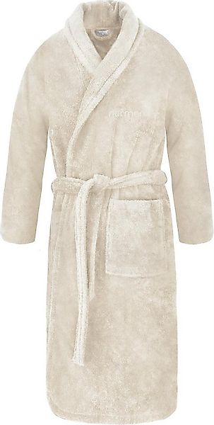normani Unisex-Bademantel Unisex Baumwoll-Bademantel 450 g/m² Flee, 122, Bi günstig online kaufen