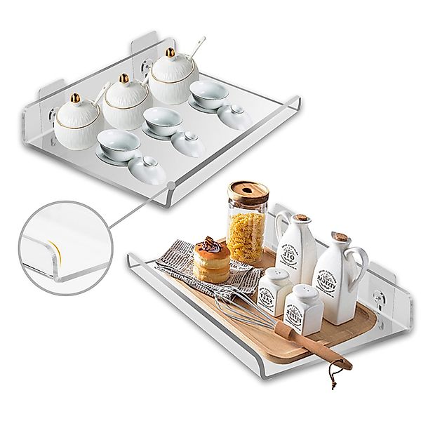 ZEUOPQ Wandregal 4-St Wandregal Acryl Regal günstig online kaufen