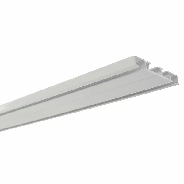 GARDINIA Vorhangschiene, 2-läufig, Fixmaß, Metall, Serie günstig online kaufen