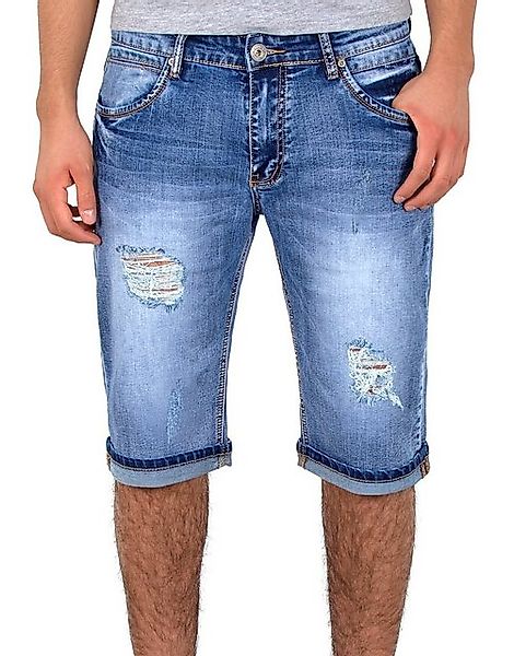 ESRA Jeansshorts Herren Sommerhose Jeans Shorts Herren Jeans-Shorts Stretch günstig online kaufen