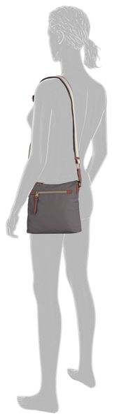 camel active Umhängetasche "Bari" aus hochwertigem matten Nylon mit gestrei günstig online kaufen