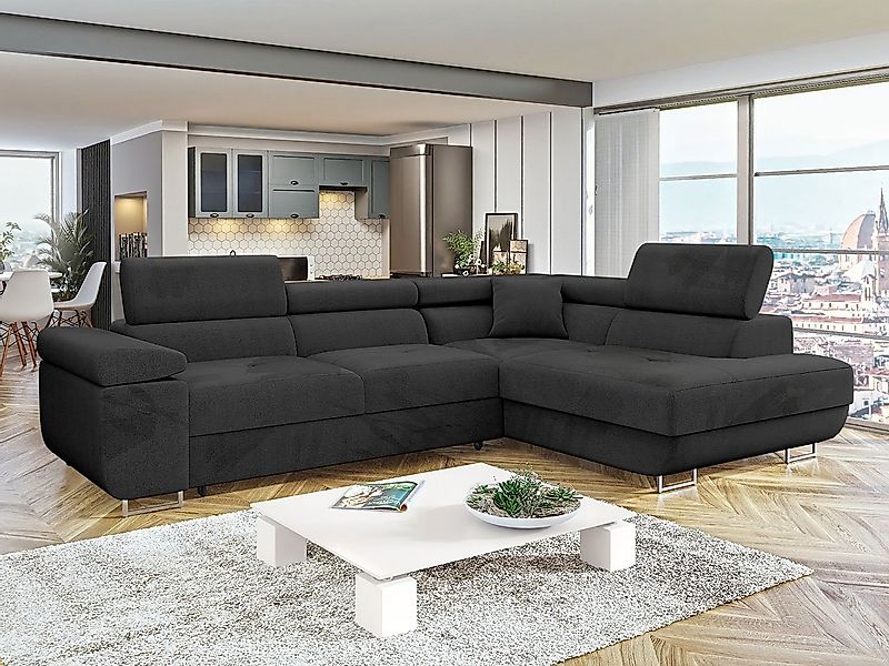 MIRJAN24 Ecksofa Torezio, mit Bettkasten und Schlaffunktion, Einstellbare K günstig online kaufen