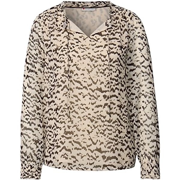 Street One  Blusen Chiffon tunic blouse w smok cuff 345980 günstig online kaufen