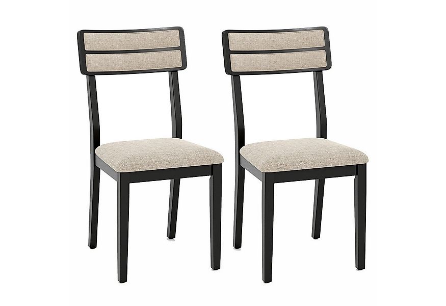 KOMFOTTEU Esszimmerstuhl (2 St), küchenstühle mit Holzrahmen, Rückenlehne & günstig online kaufen