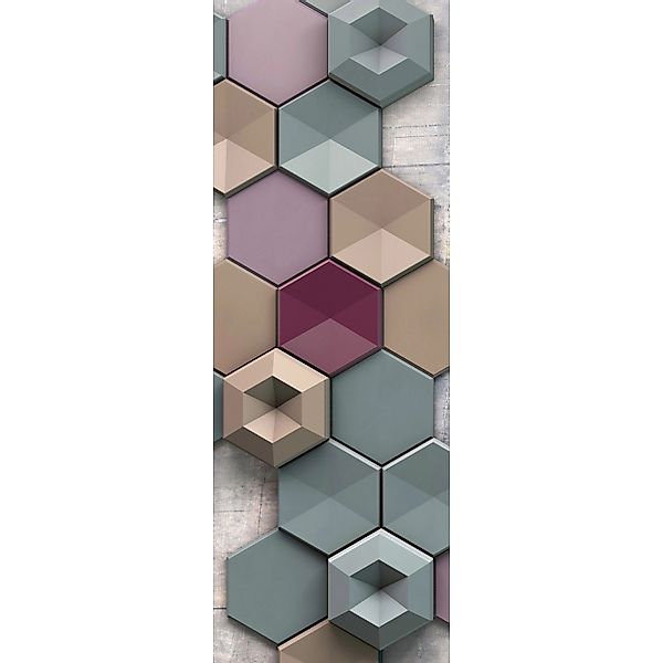 Komar Fototapete Vlies Hexagon  100 x 280 cm günstig online kaufen