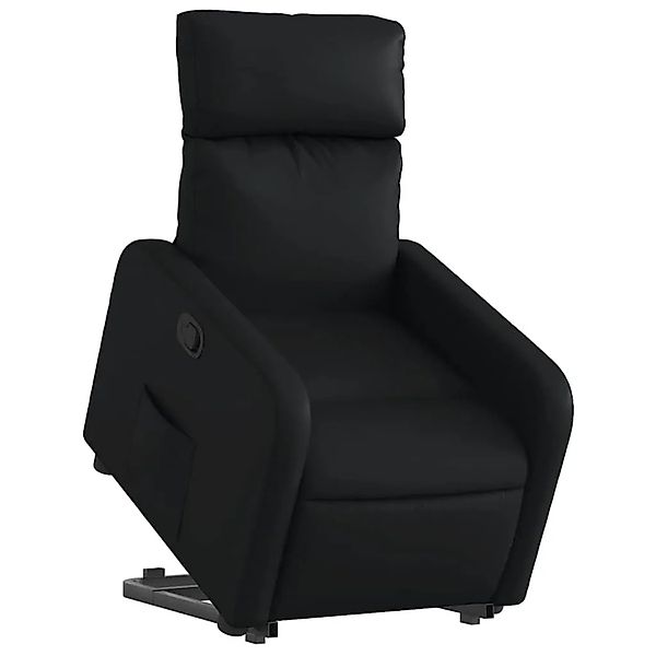 vidaXL Relaxsessel mit Aufstehhilfe Schwarz Kunstleder 3206749 günstig online kaufen