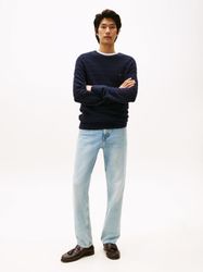 Tommy Hilfiger Rundhalspullover STRIPE STRUCTURE regular günstig online kaufen