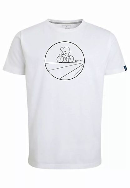 Elkline T-Shirt Straight Forward sportlich Bike Fahrrad Print Motiv Bio günstig online kaufen