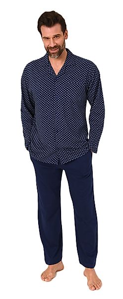 Normann Pyjama Herren Langarm Schlafanzug zum günstig online kaufen