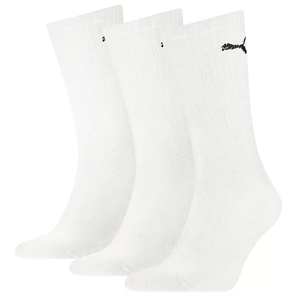 Puma Sport Crew Lightweight Socken 3 Paare EU 47-49 White günstig online kaufen