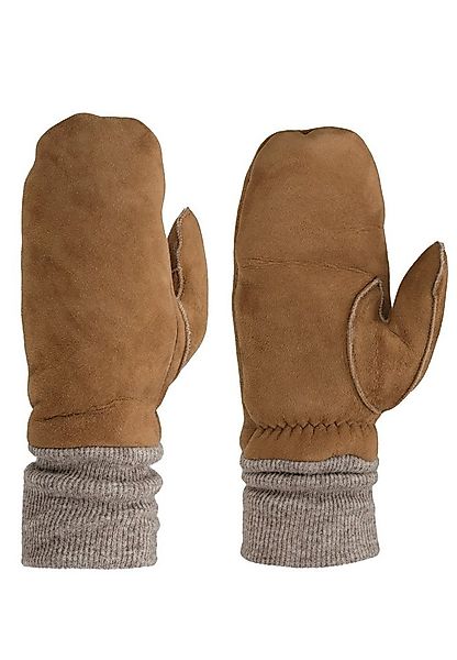 PEARLWOOD Lederhandschuhe CROWE (1 Paar) Fausthandschuh, Strickbündchen, wa günstig online kaufen