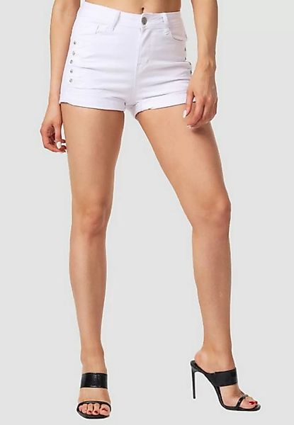 MiSS RJ Jeansshorts High Waist Denim Jeans Shorts Bermuda Stretch Hose mit günstig online kaufen