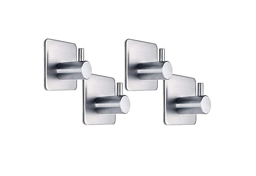 BernhStein Living Handtuchhaken, Klebehaken, Wandhaken gebürstetes Edelstah günstig online kaufen