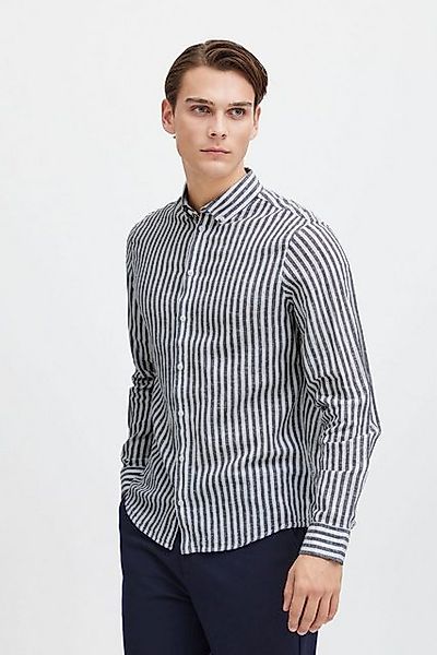 Casual Friday Langarmhemd CFAnton LS BD striped linen mix shirt Shirt aus L günstig online kaufen