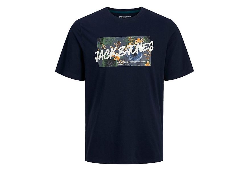 Jack & Jones T-Shirt JJHAWAII Shape Tee SS Crew Neck LN mit Rundhalsausschn günstig online kaufen