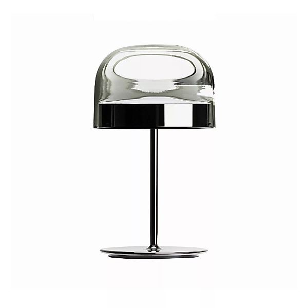 Fontana Arte - Equatore LED Tischleuchte H42,5cm - schwarz, nickel/glänzend günstig online kaufen