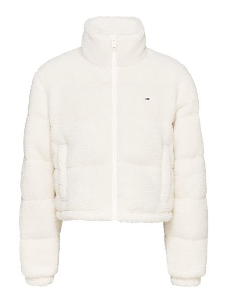 Tommy Jeans Kurzjacke "TJW CRP TEDDY ESSENTIAL PUFFER" in Cropped Form günstig online kaufen