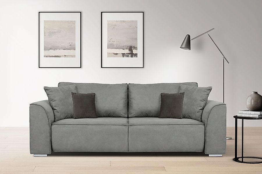 OTTO home 3-Sitzer "BEATRICE, B: 250 cm - wahlweise mit Bettfunktion" u. Be günstig online kaufen