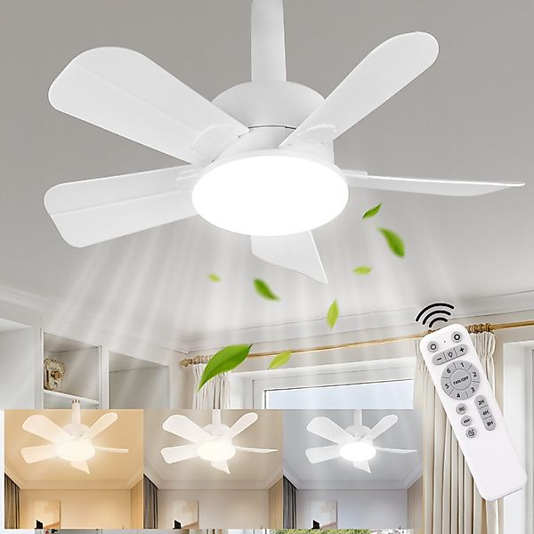 Oraymin LED Deckenleuchte mit Deckenventilator und günstig online kaufen