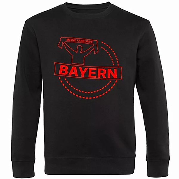 multifanshop Sweatshirt Bayern - Meine Fankurve - Pullover günstig online kaufen