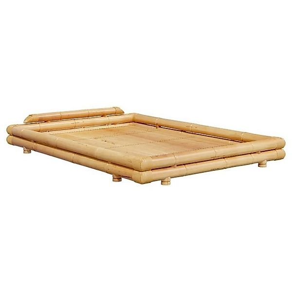 vidaXL Bettgestell Bambusbett 140x200 cm Bett Bettrahmen Bettgestell günstig online kaufen