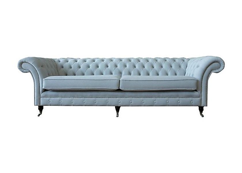 JVmoebel Chesterfield-Sofa Polster Sofas Couch Sofa 4 Sitzer Stoff Couchen günstig online kaufen