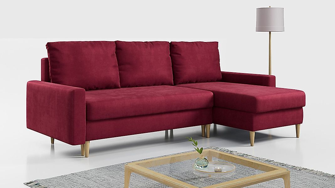 MKS MÖBEL Ecksofa Lang, Set, T30-Schaum, günstig online kaufen