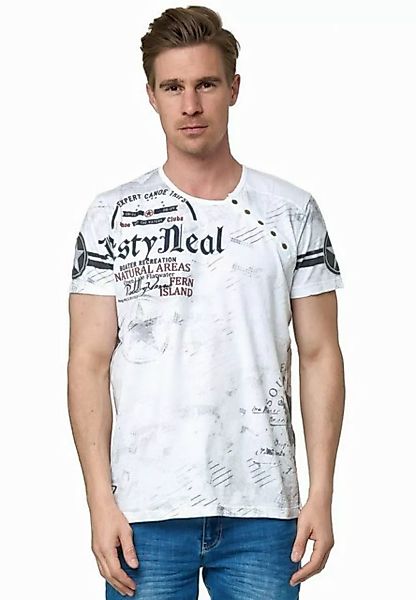 Rusty Neal T-Shirt mit coolem Logo-Print günstig online kaufen