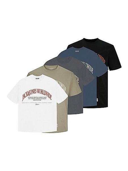 Jack & Jones T-Shirt (5-tlg) günstig online kaufen