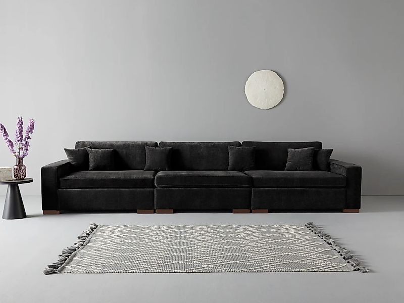 Home affaire 3-Sitzer "Skara XXL", Lounge-Sofa XXL mit Federkern-Polsterung günstig online kaufen