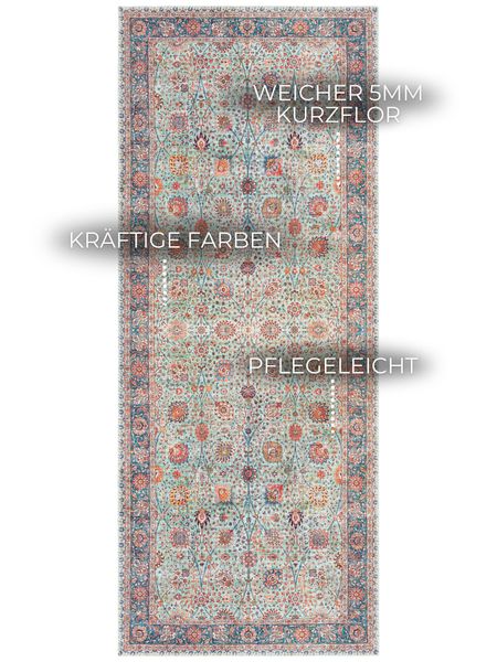 ELLE DECORATION Teppich "Mahal" rechteckig 5 mm Höhe Orientalisch, Kurzflor günstig online kaufen