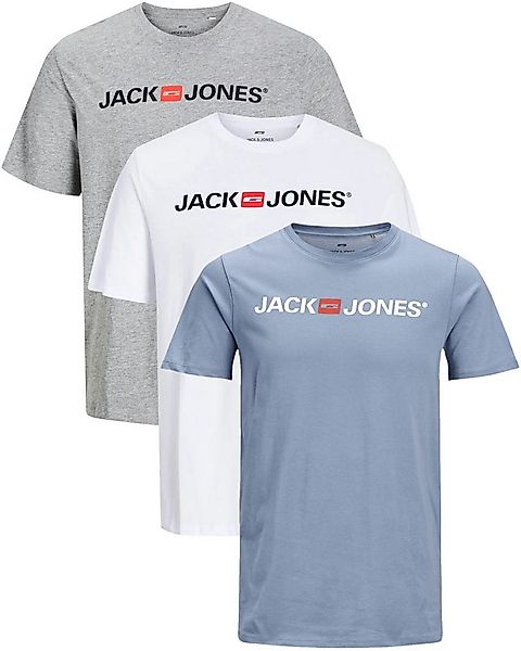 Jack & Jones T-Shirt Stilvolles Slim-Fit oder Regular Shirt mit Printdruck günstig online kaufen