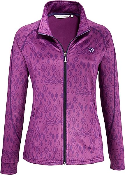 DEPROC Active Strickfleecejacke "WILLMOOSE WOMEN" in edler Print-Optik günstig online kaufen