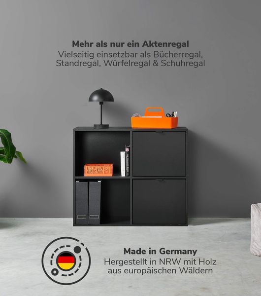 mokebo Aktenregal Der Verstauer, 2 Fächer günstig online kaufen